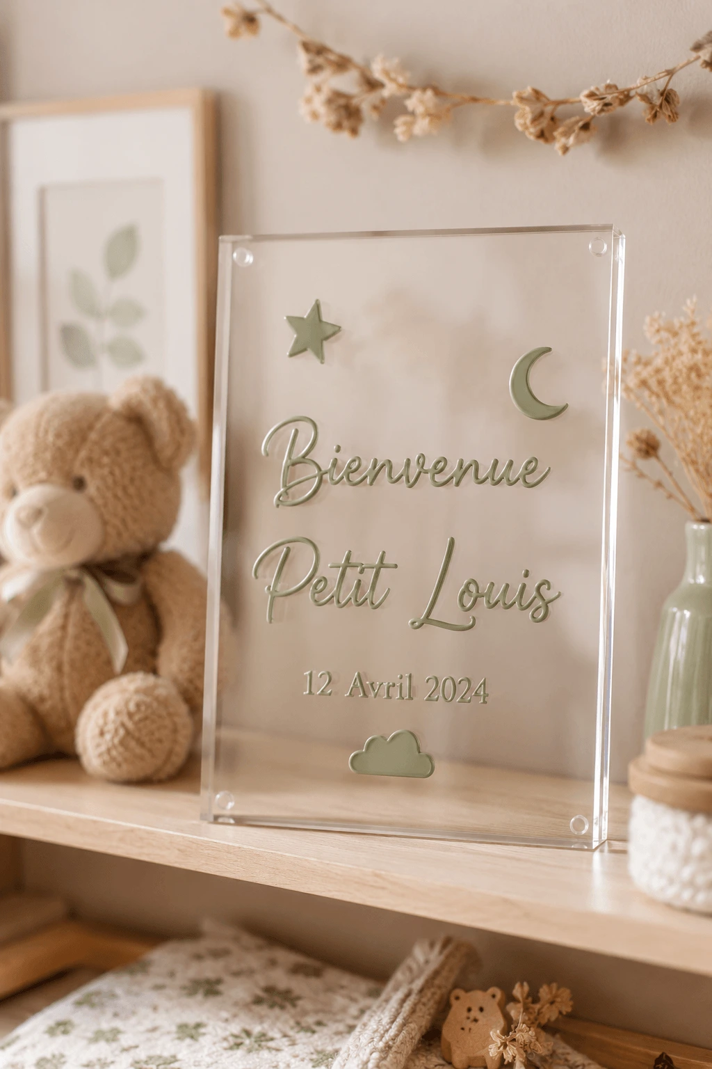 Plaque acrylique sur mesure par impression UV